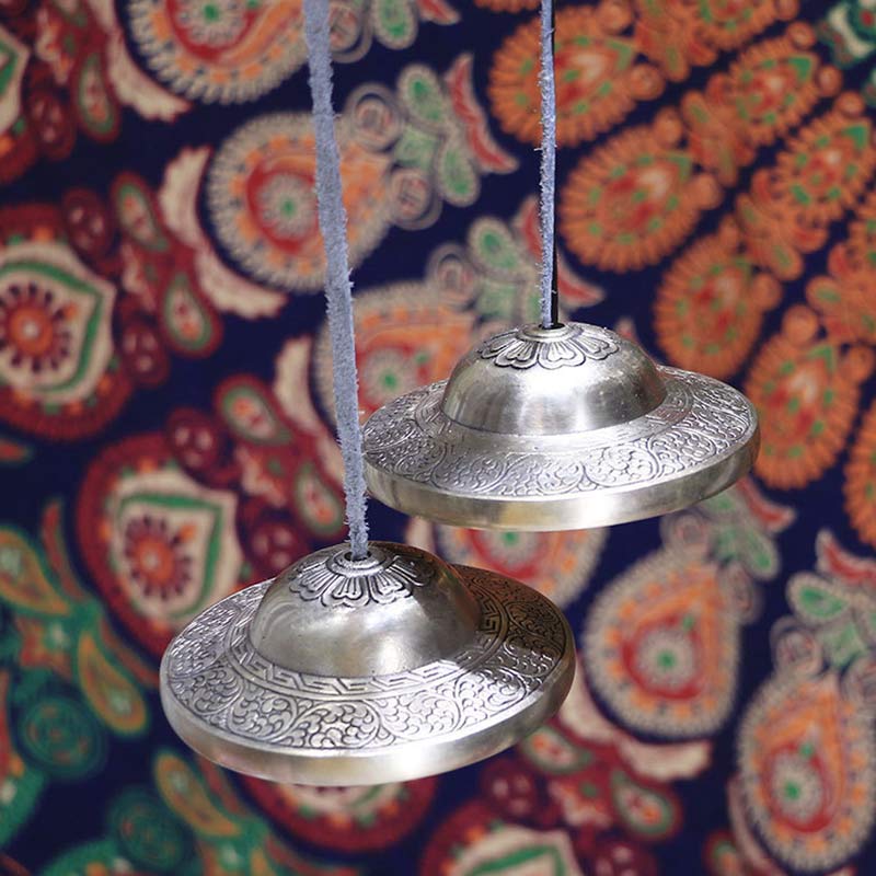 Copper Tingsha Bell with Six True Words | Meditation Tool