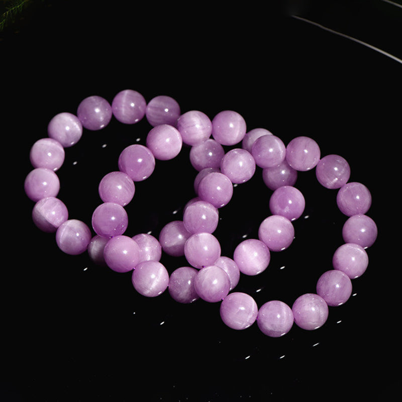 10mm Kunzite Spiritual Bracelet for Love and Growth