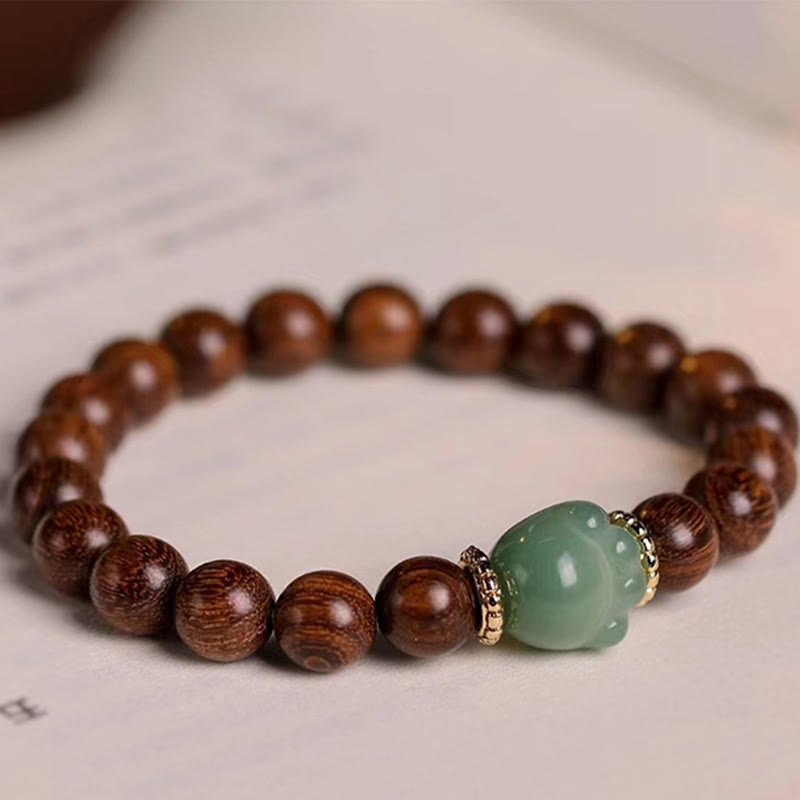 Sandalwood Lovely Cat Paw Protection Bracelet