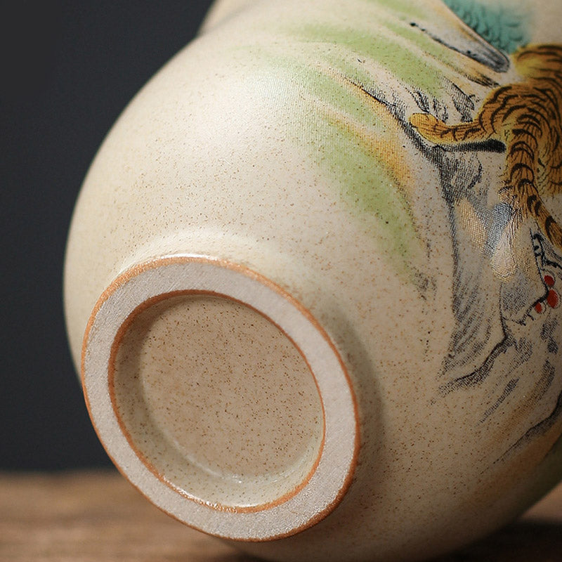 12 Chinese Zodiac Ceramic Teacup | 130ml Kung Fu Tea Cup
