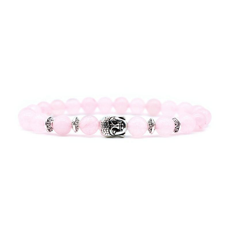 8mm Amethyst Love Healing Bracelet for Spiritual Balance