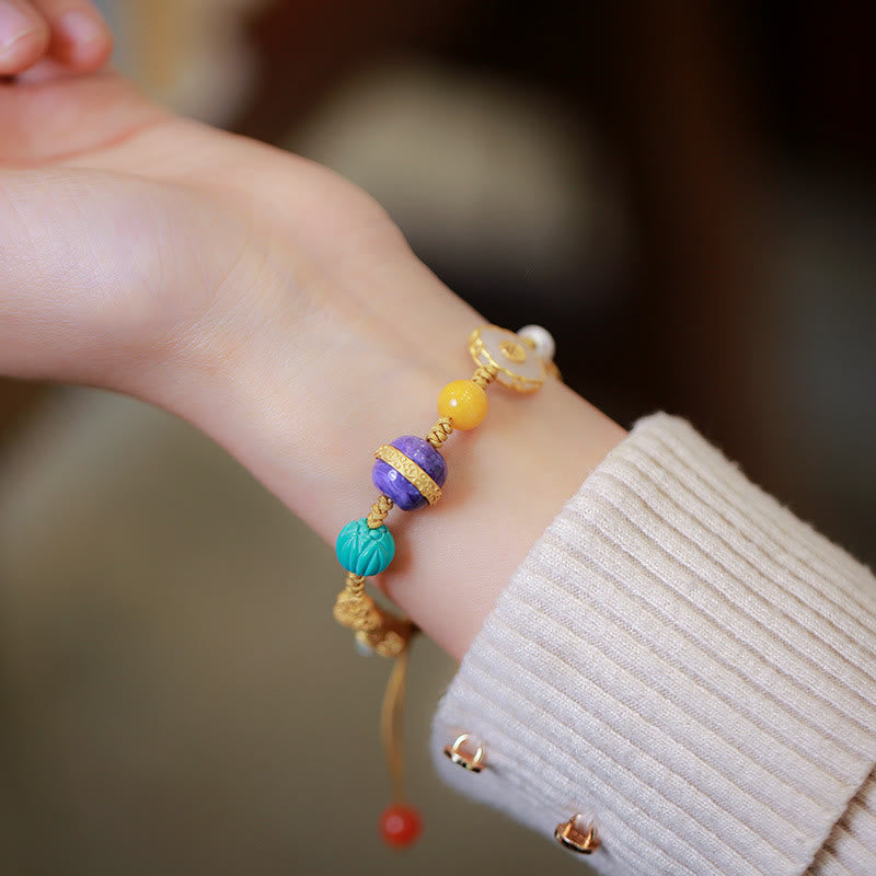 925 Sterling Silver Hetian Jade Luck Bracelet for Positivity