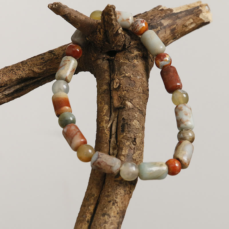 Sea Sediment Jasper Agate Protection Bracelet Unisex