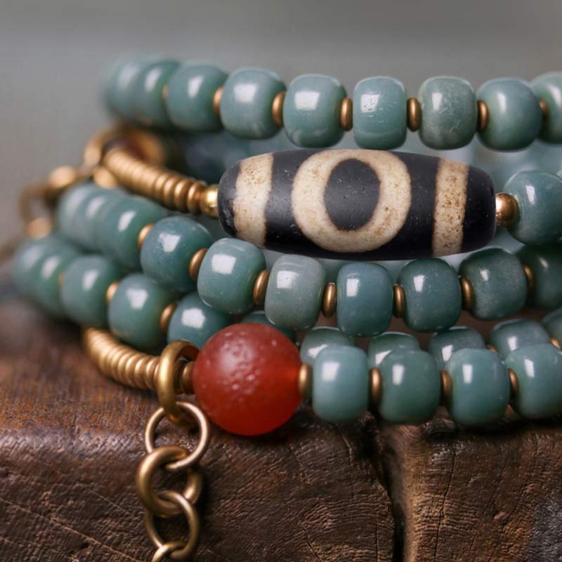 108 Perlen Bodhi Seed Mala Weisheitsarmband für Meditation