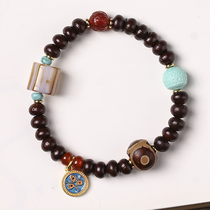 Purple Bodhi Seed Wisdom Bracelet | Spiritual Protection Bead