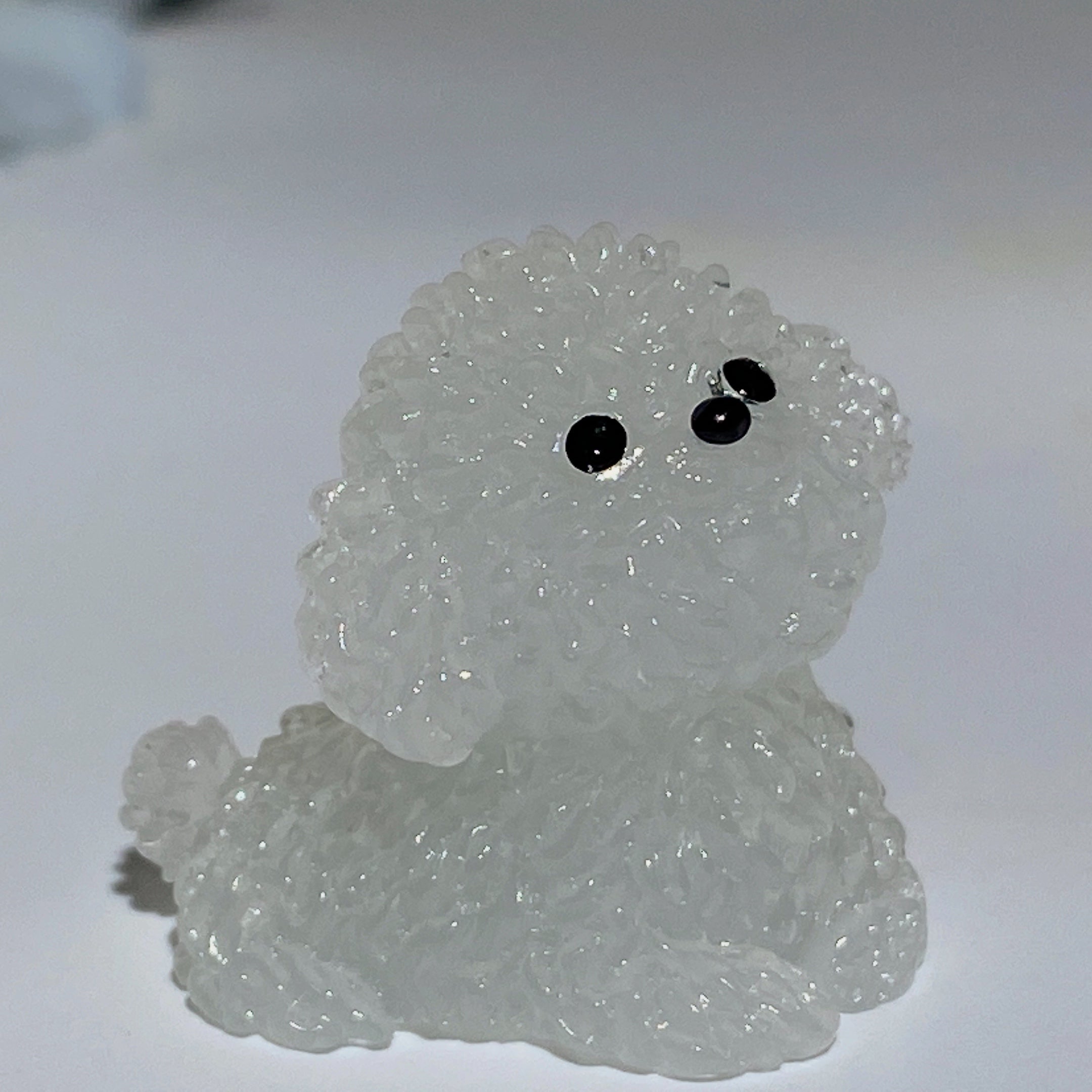 1.1 Inch Mini Luminous Crystal Dog Figurine