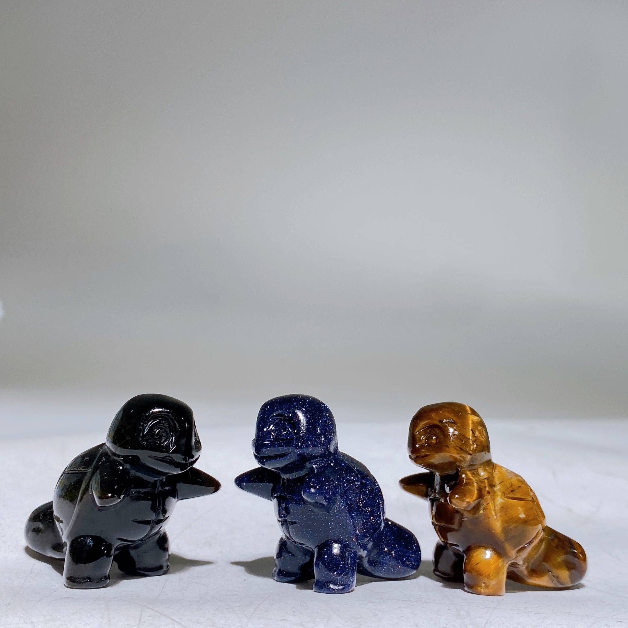 1.2 inch Mini Crystal Pokemon Squirtle Animal Figurines