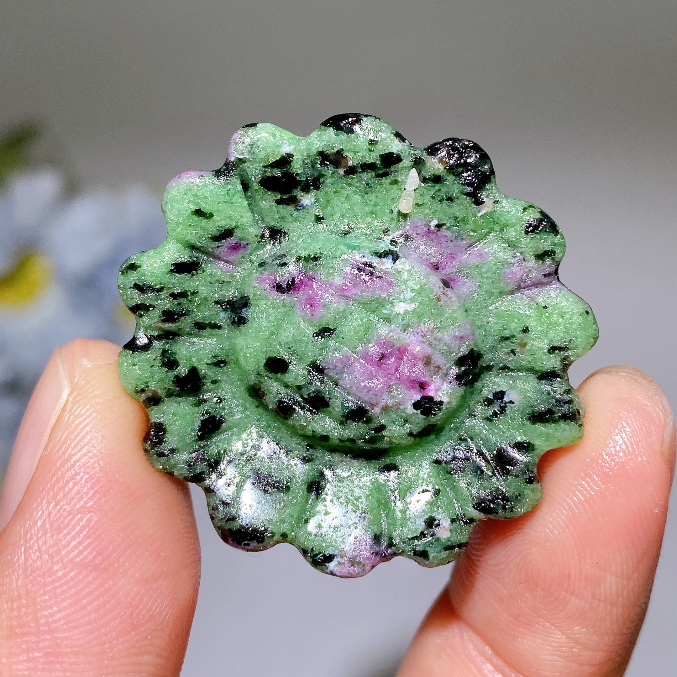 1.3-1.5 inch Mixed Crystal Sunflower Carving Crystal Figurines
