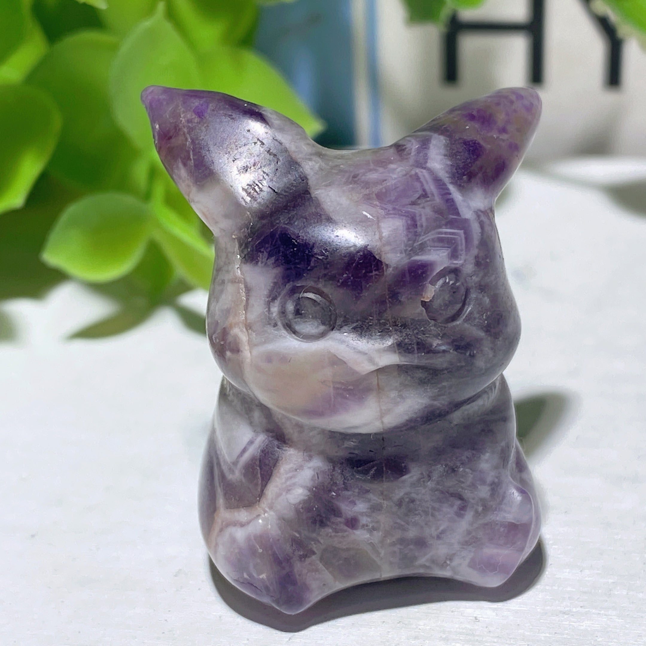1.3" Mixed Crystal Mini Pikachu Figurines for Healing