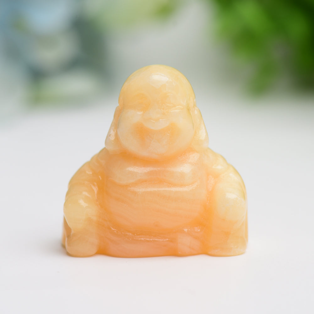 1.4 inch Mixed Crystal Buddha Statue for Meditation