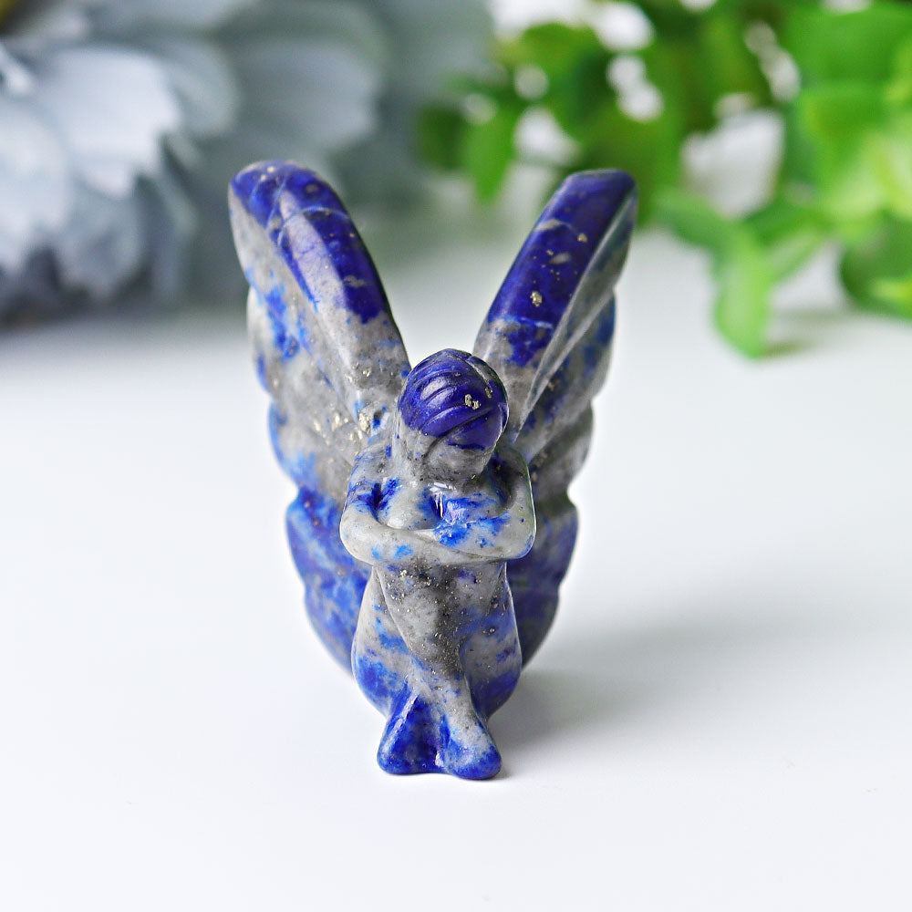1,5 Zoll Lapislazuli-Feenkristall-Figurschnitzerei