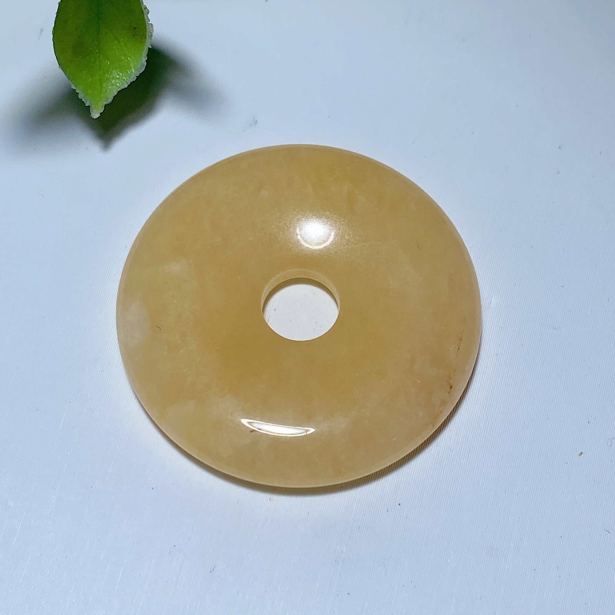 1,5 Zoll gemischter Kristall Heilung Donut Anhänger spiritueller Schmuck