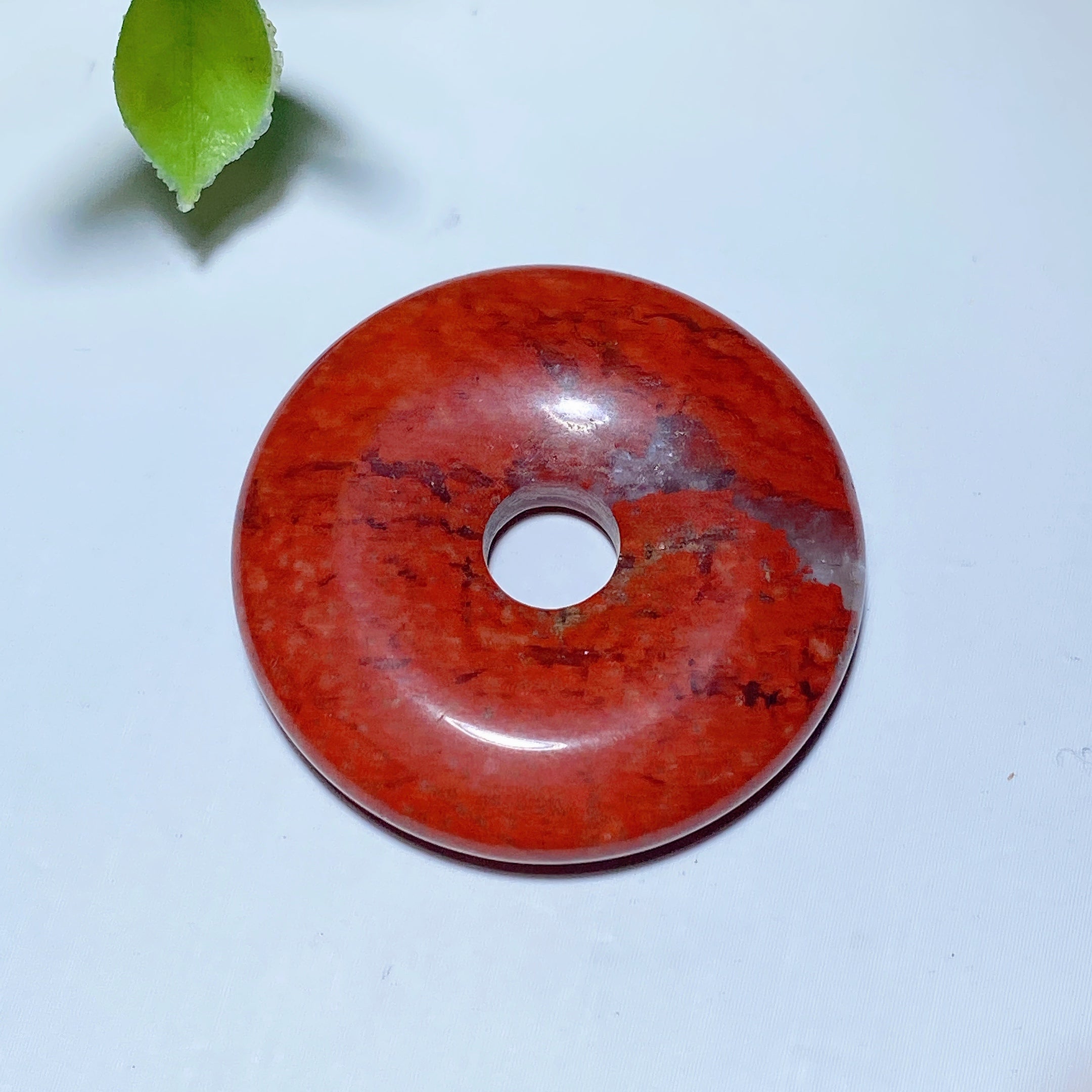 1,5 Zoll gemischter Kristall Heilung Donut Anhänger spiritueller Schmuck