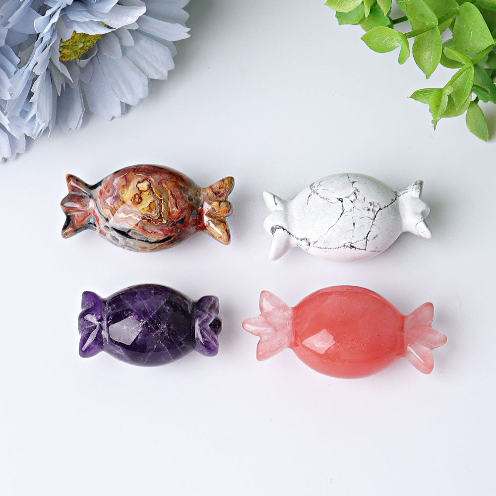 1.6" Candy Crystal Shapes - Amethyst, Howlite & More