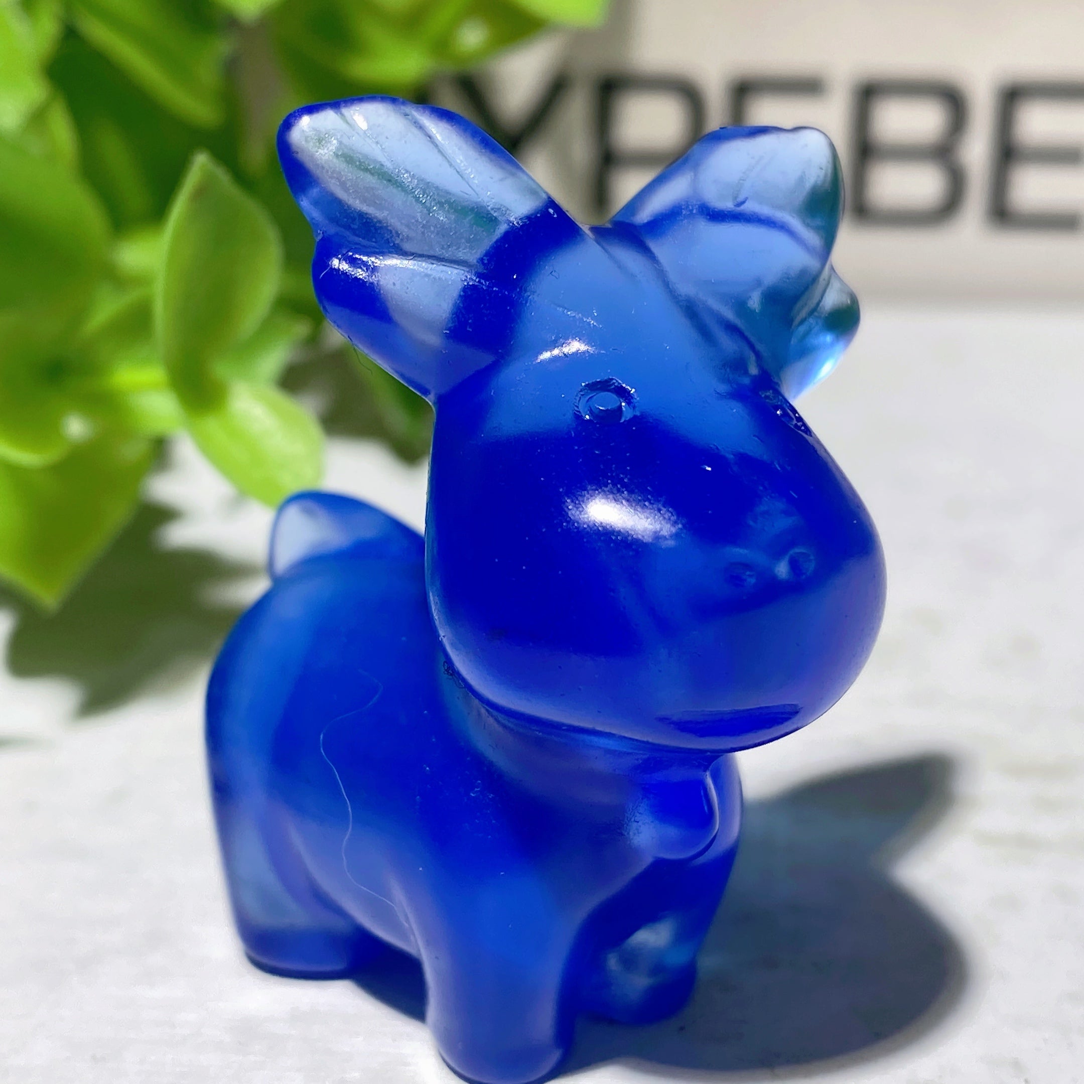 1.6 inch Mixed Crystal Deer Carving Figurines for Healing