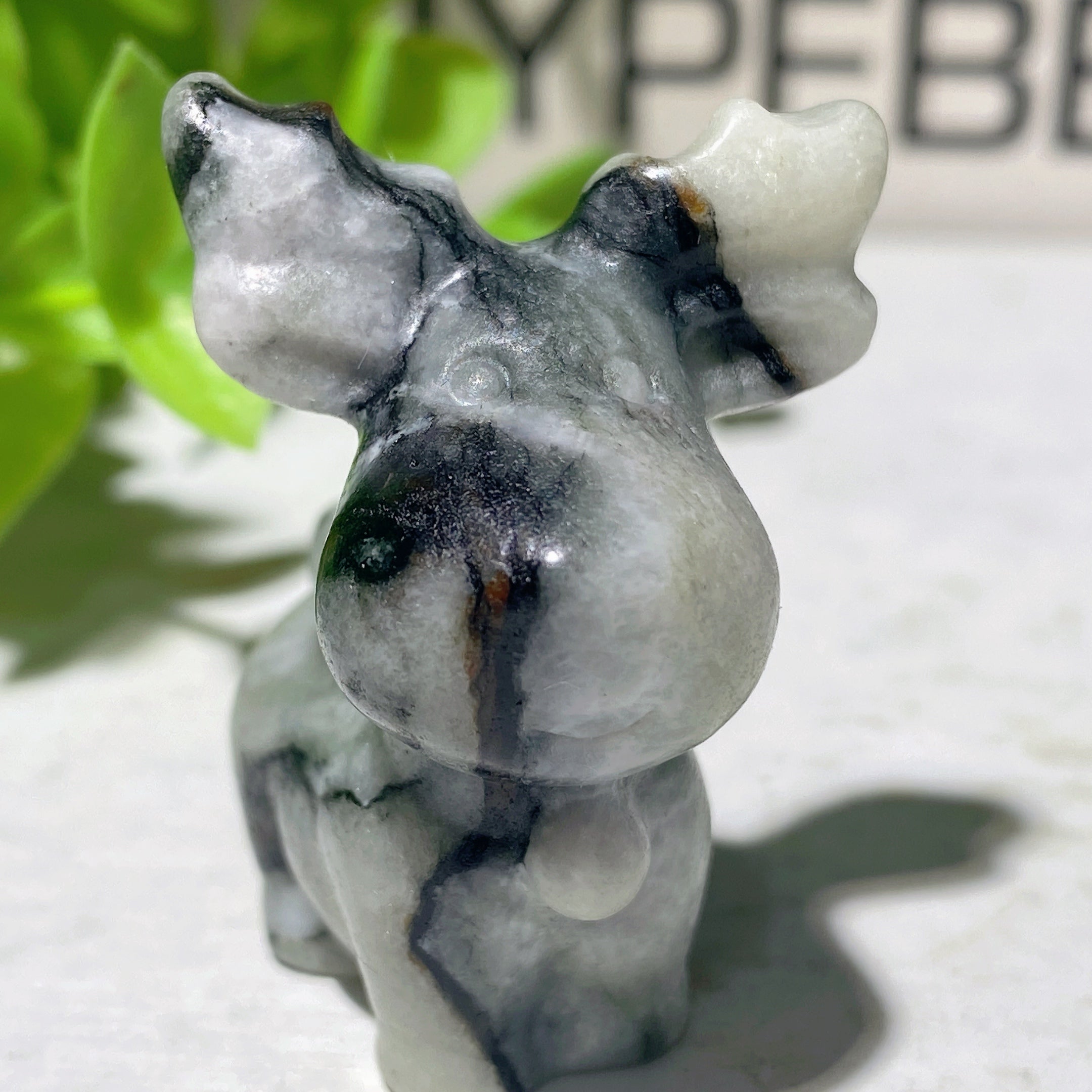 1.6 inch Mixed Crystal Deer Carving Figurines for Healing