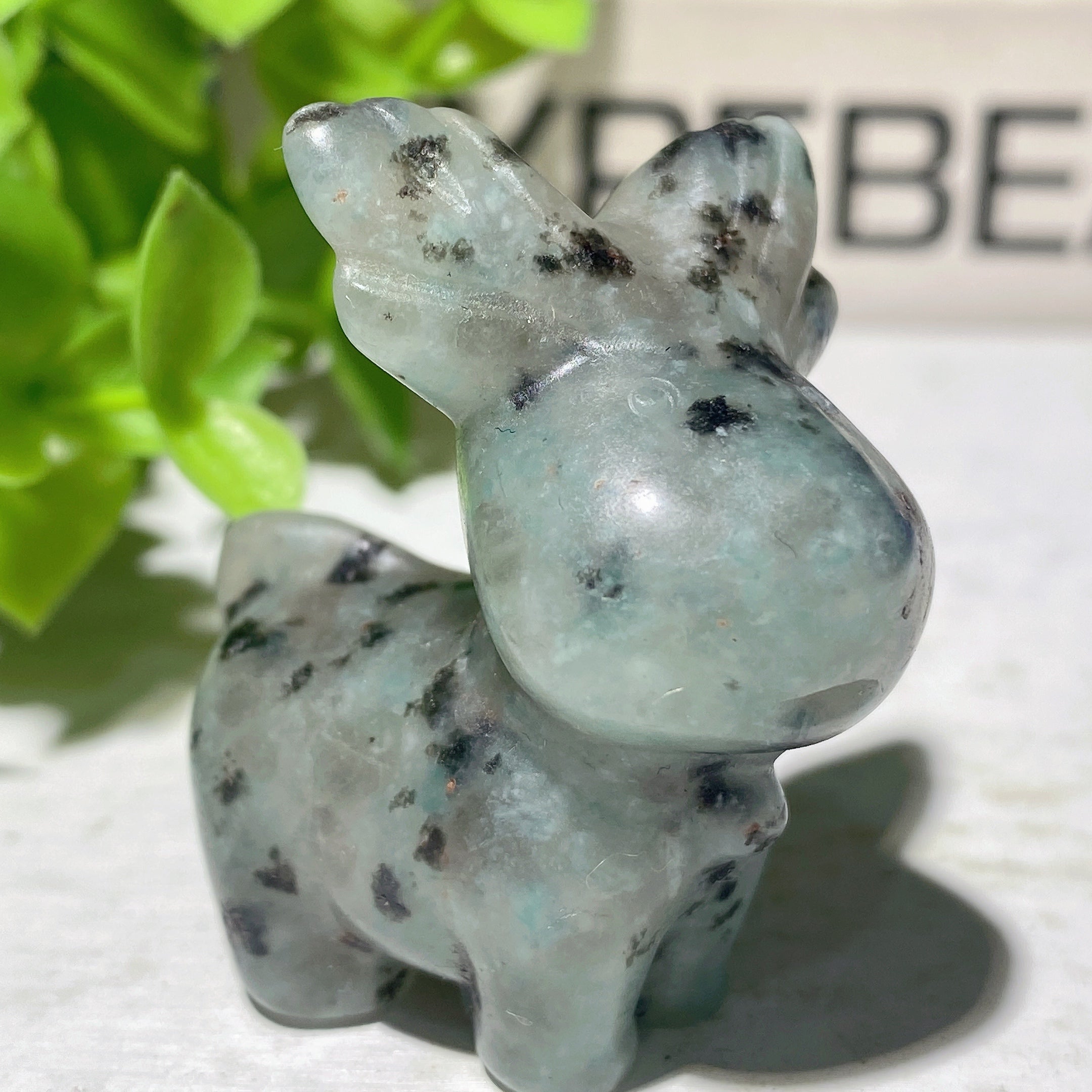 1.6 inch Mixed Crystal Deer Carving Figurines for Healing