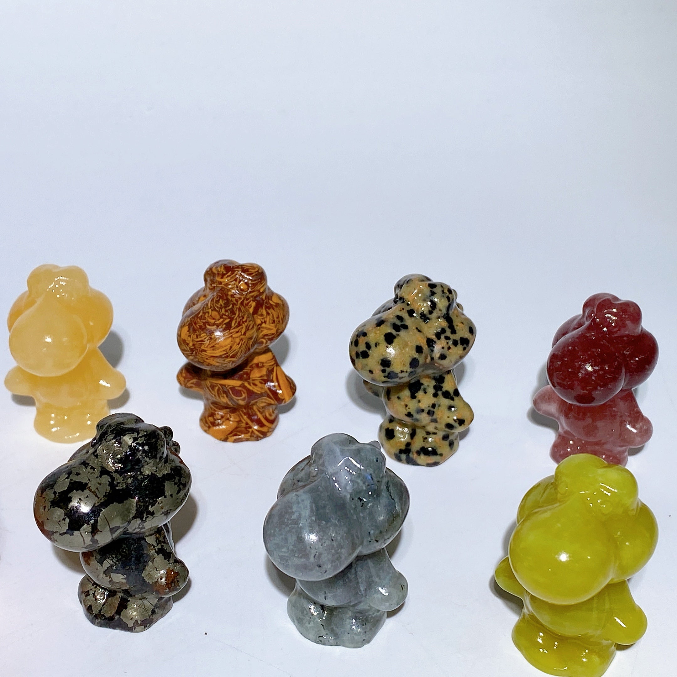 1.6 Inch Mixed Crystal Yoxi Figurines for Healing Display
