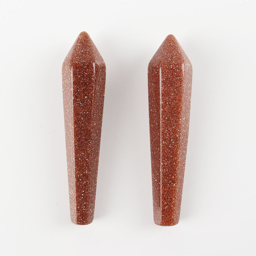 1.89-2.05 inch Crystal Arrowhead Wand Point for Healing