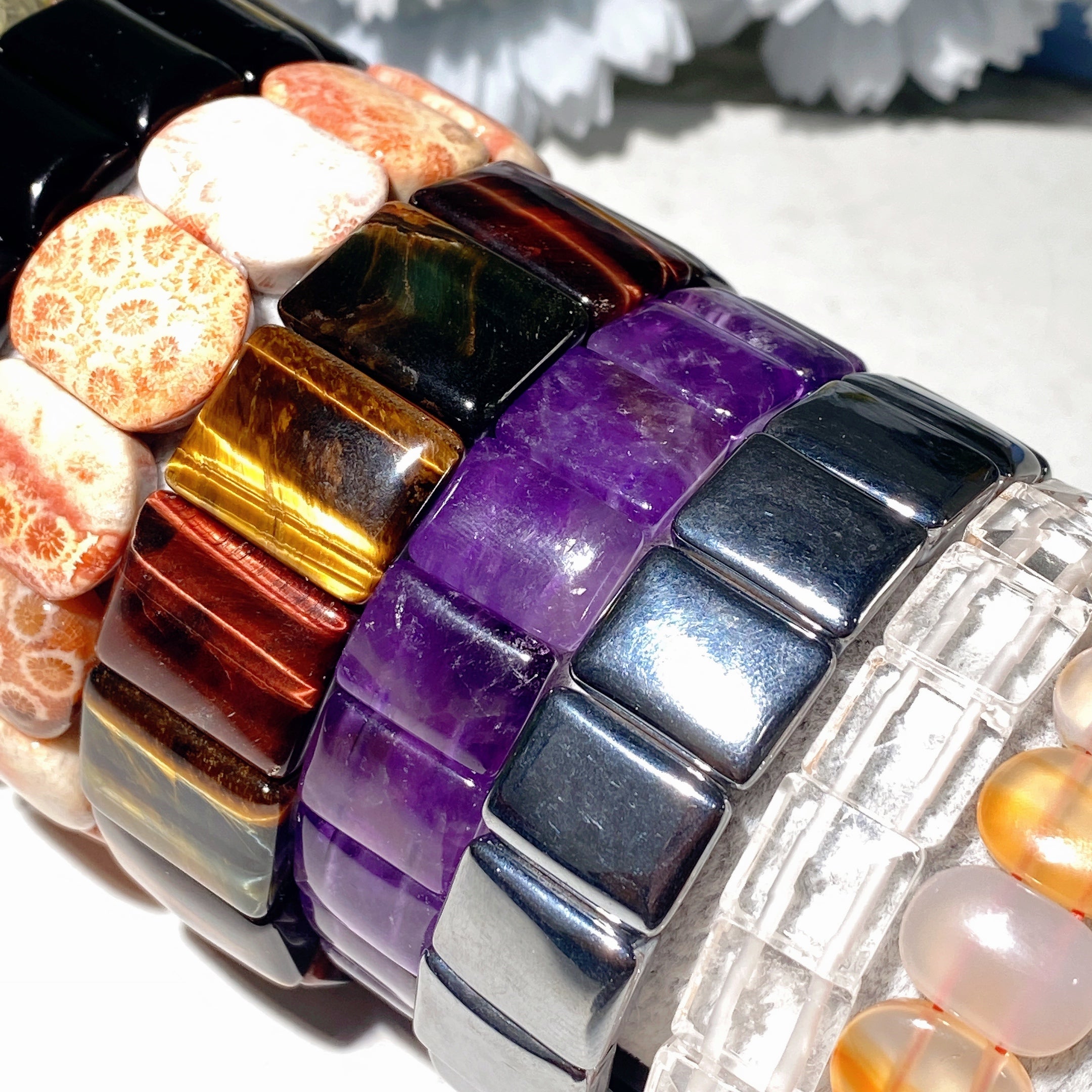 10-25mm Mixed Crystal Spiritual Healing Bracelet
