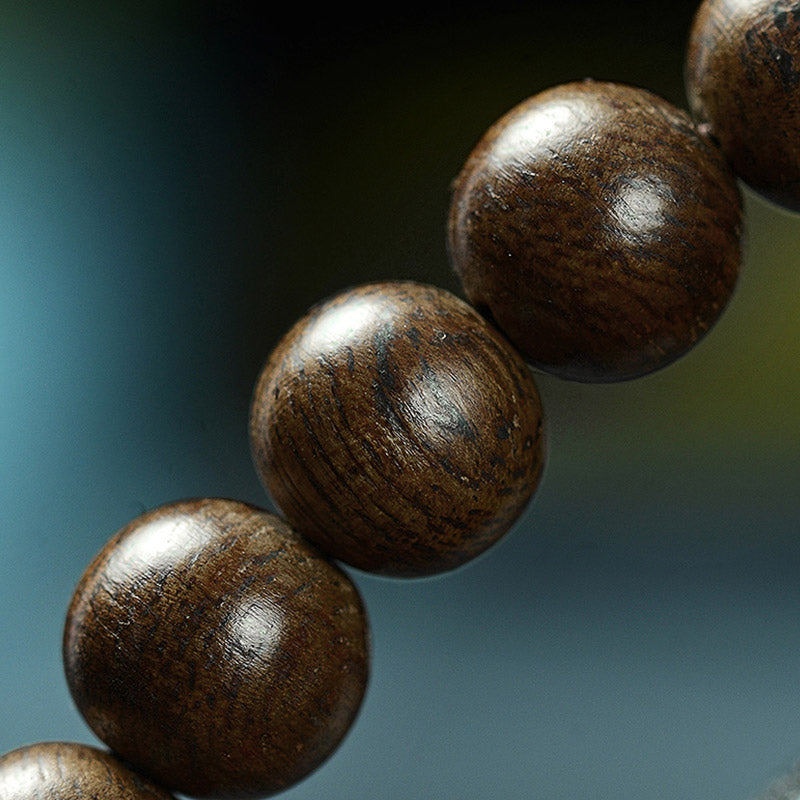Meditationsarmband aus Adlerholz mit 108 Perlen, 6 mm und 8 mm