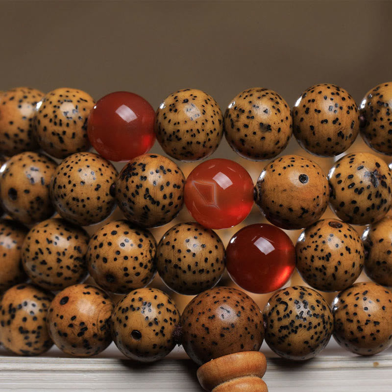108 Perlen Bodhi Seed Bodhi Seed Mala Armband Glückverheißendes Glück