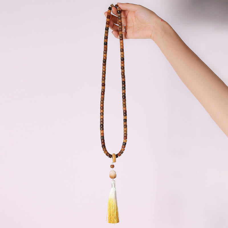 108 Perlen Bodhi Seed Mala Armband für Meditationsharmonie