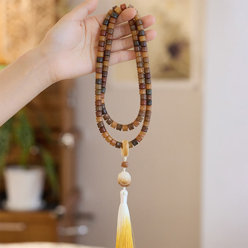 108 Perlen Bodhi Seed Mala Armband für Meditationsharmonie