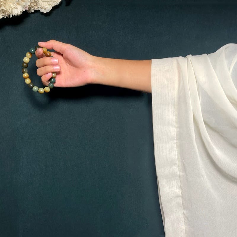 108 Perlen Bodhi Seed Mala Armband für Frieden und Weisheit