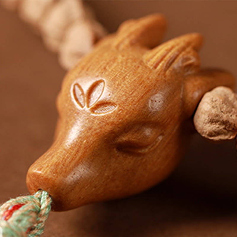 108 Perlen Bodhi Seed Red Achat Hirschkopf Weisheit Mala Armband