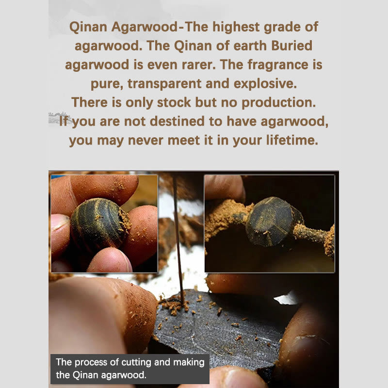 108 Mala-Perlen, Adlerholz-Armband für Gleichgewicht und Stärke