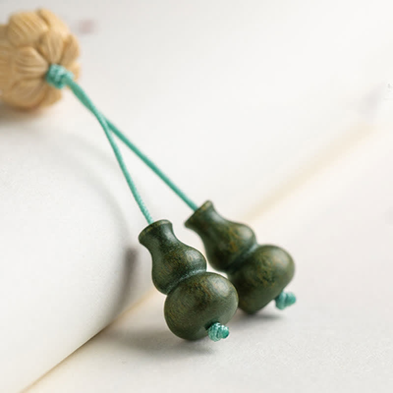 108 Holz Mala Perlen Armband Grüne Sandelholz Lotus Perlen