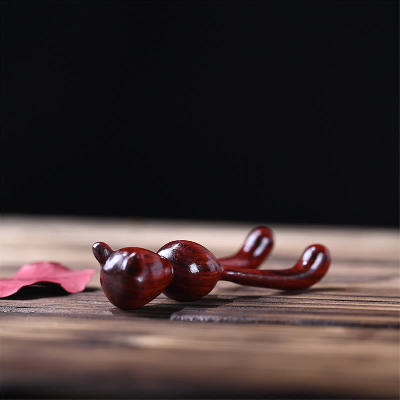 10 cm Rosenholz Zen Dekor Wärme Holz Dekoration