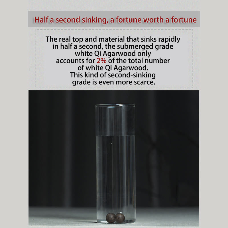 10 mm Adlerholz-Stärkearmband – seltenes Dalat White Qinan Sinking