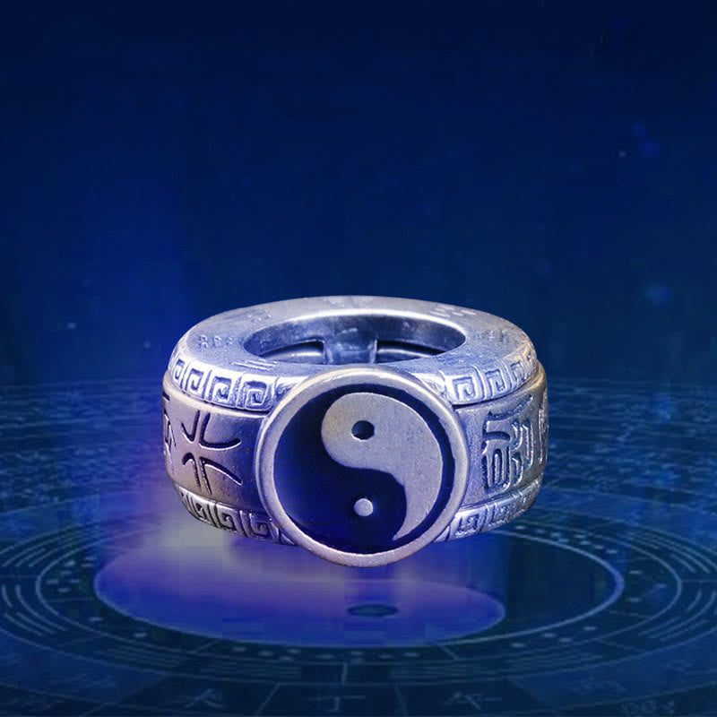 10 mm schwarzes Obsidian-Yin-Yang-Stärkearmband