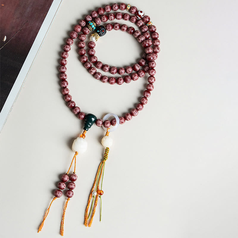 10 mm Bodhi Seed Om Mani Padme Hum Harmonie Armband