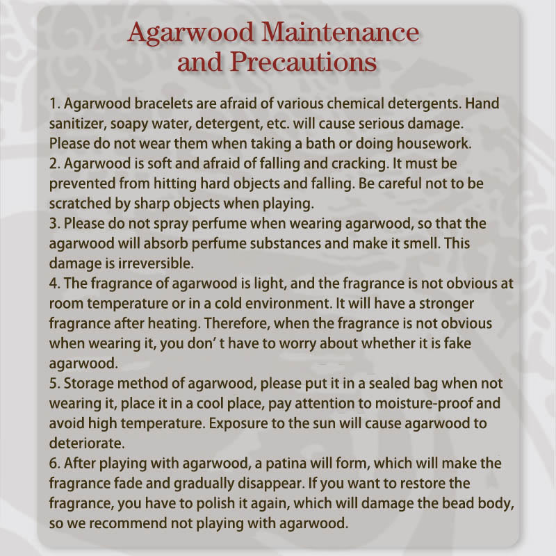 10 mm Brunei Agarwood Wasserwellen-Friedensarmband