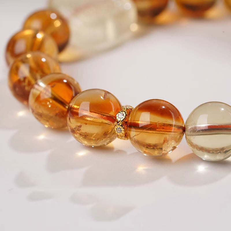 10 mm Topas-Freundlichkeits-Spirituelles Armband für inneren Frieden