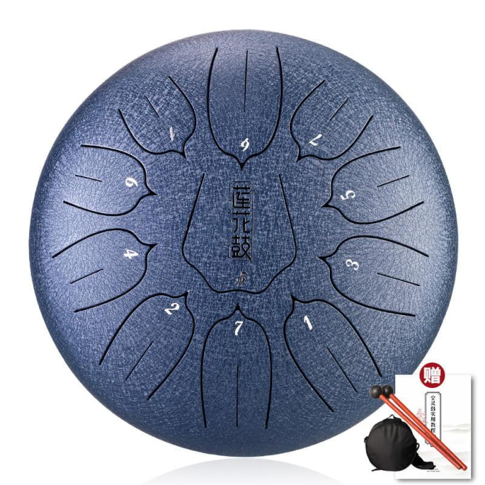 12’’ Carbon Steel Tongue Drum 11-Tone C Key - 12 Inch Drum - Steel Tongue Drum - On sale