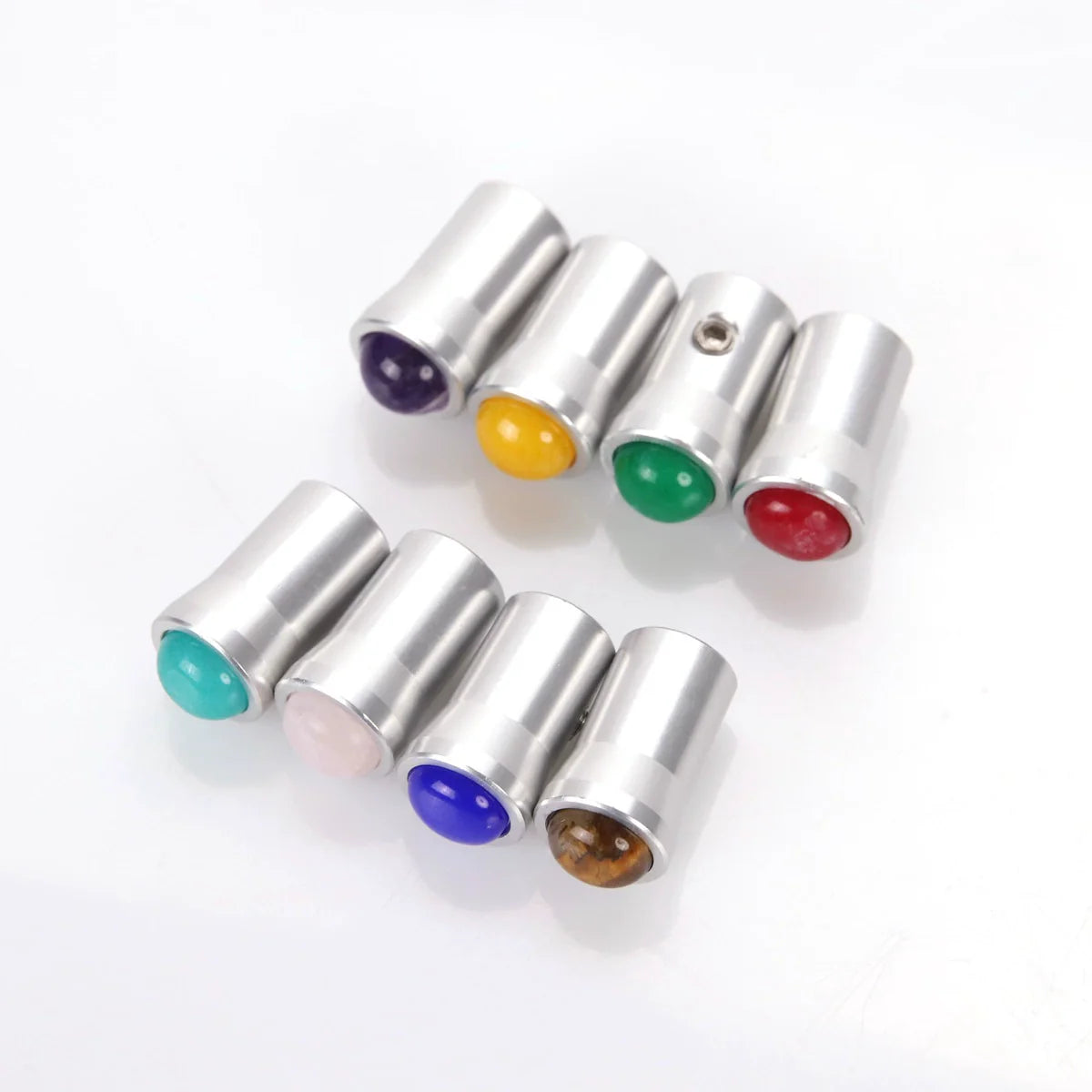 12 mm Silber Edelstein Stimmgabel Vibrationsfüße