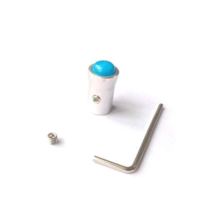 12 mm Silber Edelstein Stimmgabel Vibrationsfüße