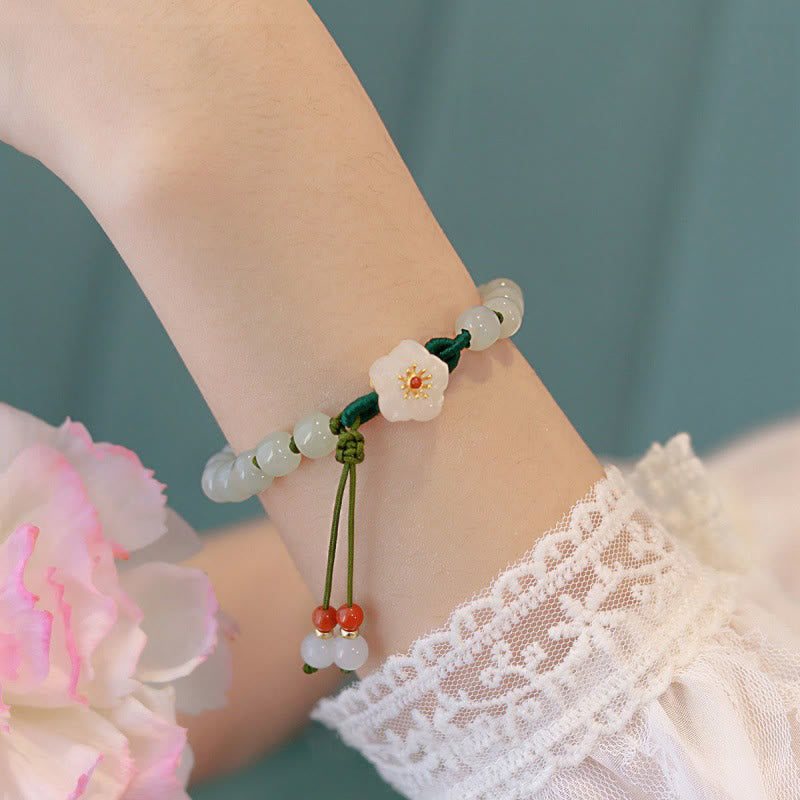 Natural Jade Prosperity Bracelet for Luck and Abundance