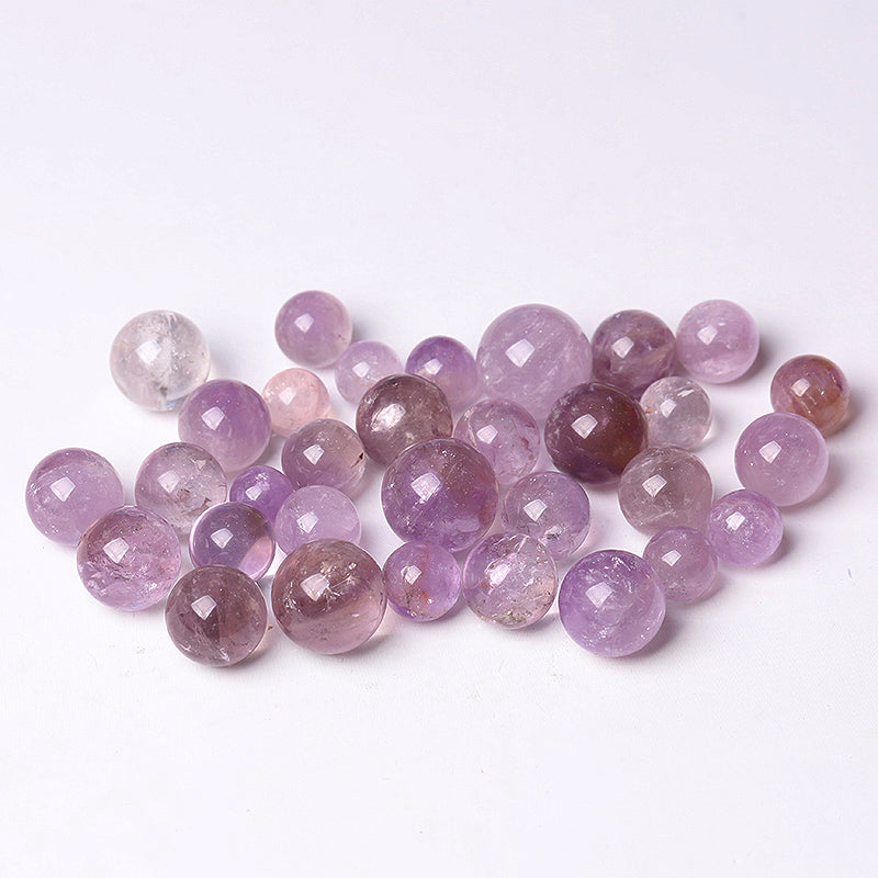 12mm Amethyst Crystal Sphere for Energy Healing & Meditation