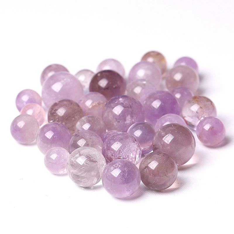 12mm Amethyst Crystal Sphere for Energy Healing & Meditation