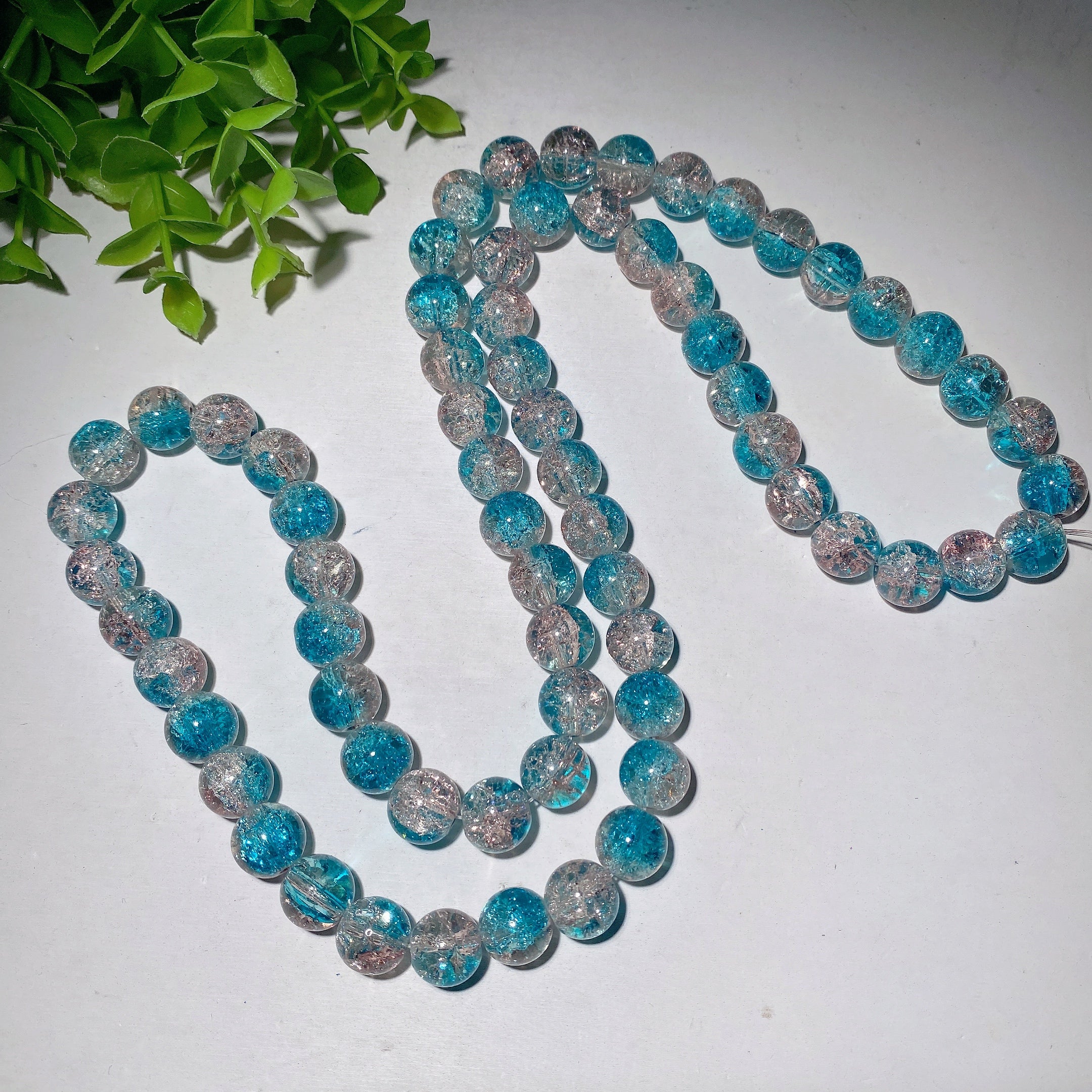 12mm Colorful Crackled Crystal Beads for Spiritual Jewelry Making