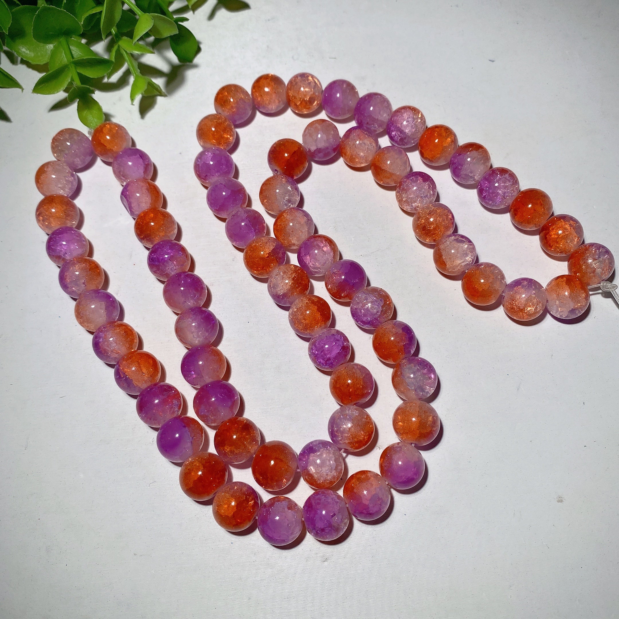 12mm Colorful Crackled Crystal Beads for Spiritual Jewelry Making