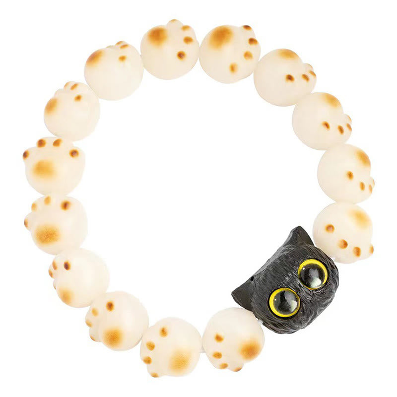 13 mm großes Friedensarmband aus rotem Sandelholz mit Bodhi-Samen zur Meditation