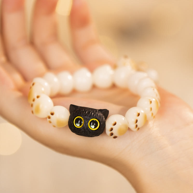 13 mm großes Friedensarmband aus rotem Sandelholz mit Bodhi-Samen zur Meditation