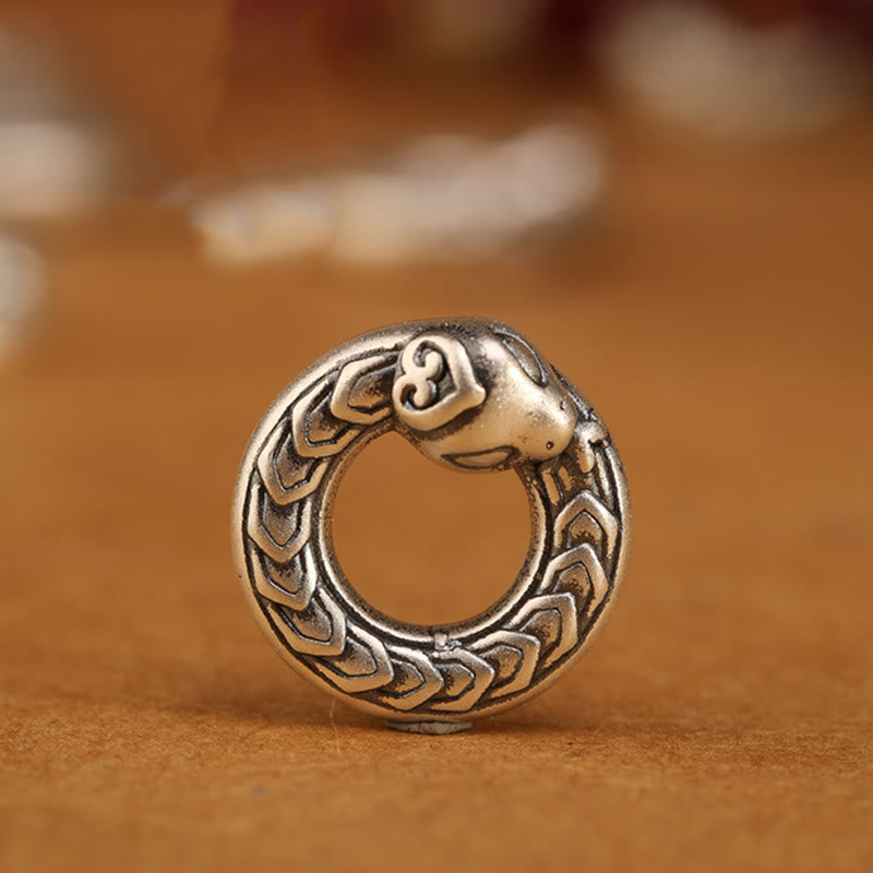 14–17 cm dunkelrote Schnur, 999 Sterlingsilber, Peace-Schnalle, Stärke-Armband