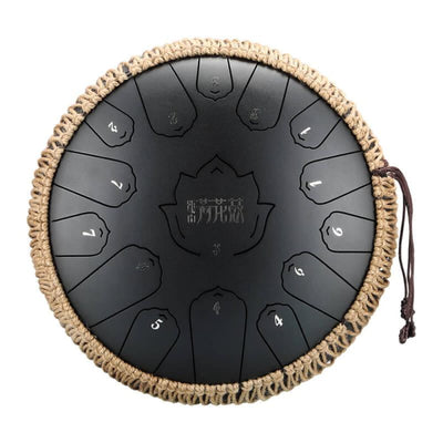 14-Inch 15-Note C Major Steel Tongue Drum